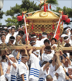 太鼓橋渡り